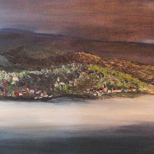 Tache de lumière. Huile sur toile, 60 x 30 cm, 2004. Ce tableau n'est plus disponible à la vente