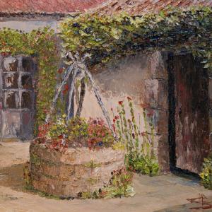 Le puits. Huile sur toile, 35 x 40 cm, 2005. Ce tableau n'est plus disponible à la vente