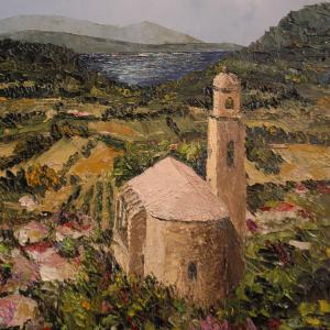 En Corse. Huile sur toile, 33 x 46 cm, 2011. Ce tableau n'est plus disponible à la vente