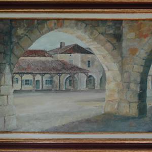 La Bastide. Huile sur toile, 56 x 38 cm. Ce tableau n'est plus disponible à la vente