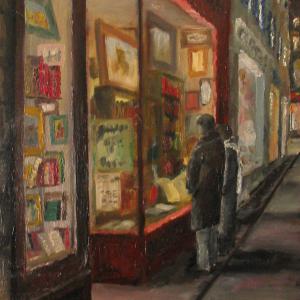 La maison de Claudine. Huile sur toile, 56 x 38 cm. Ce tableau n'est plus disponible à la vente