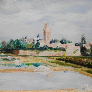 Noirmoutiers en l'Ile. Huile sur toile, 56 x 38 cm. Ce tableau n'est plus disponible à la vente