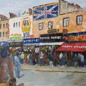 Camden. Huile sur toile, 50 x 40 cm, 2010. Ce tableau n'est plus disponible à la vente